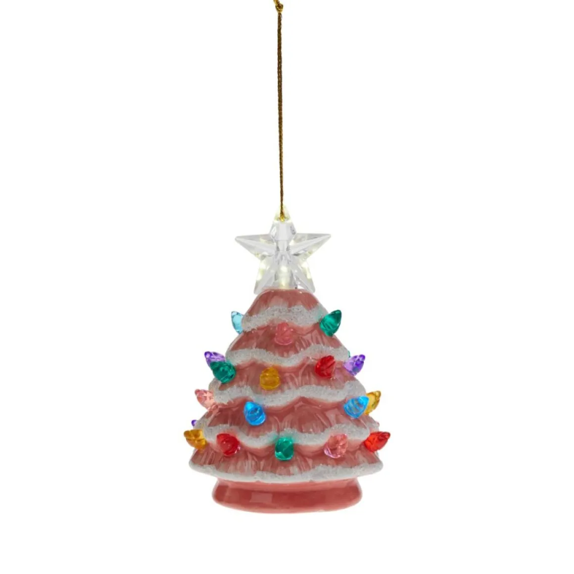 As Is Mr. Christmas Set Of 3 Mini Snow-Tipped Nostalgic Trees With Timer