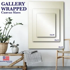 Courtside Market Dashing Through The Snow Canvas Wall Art