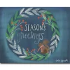 Courtside Market Seasons Greetings Canvas Wall Art