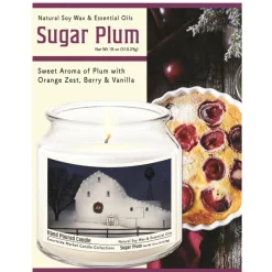 Courtside Market Soy Candle With Essential Oils + Lid- Christmas Night