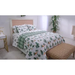 Emryn House 100% Cotton 3-Piece Quilt Set