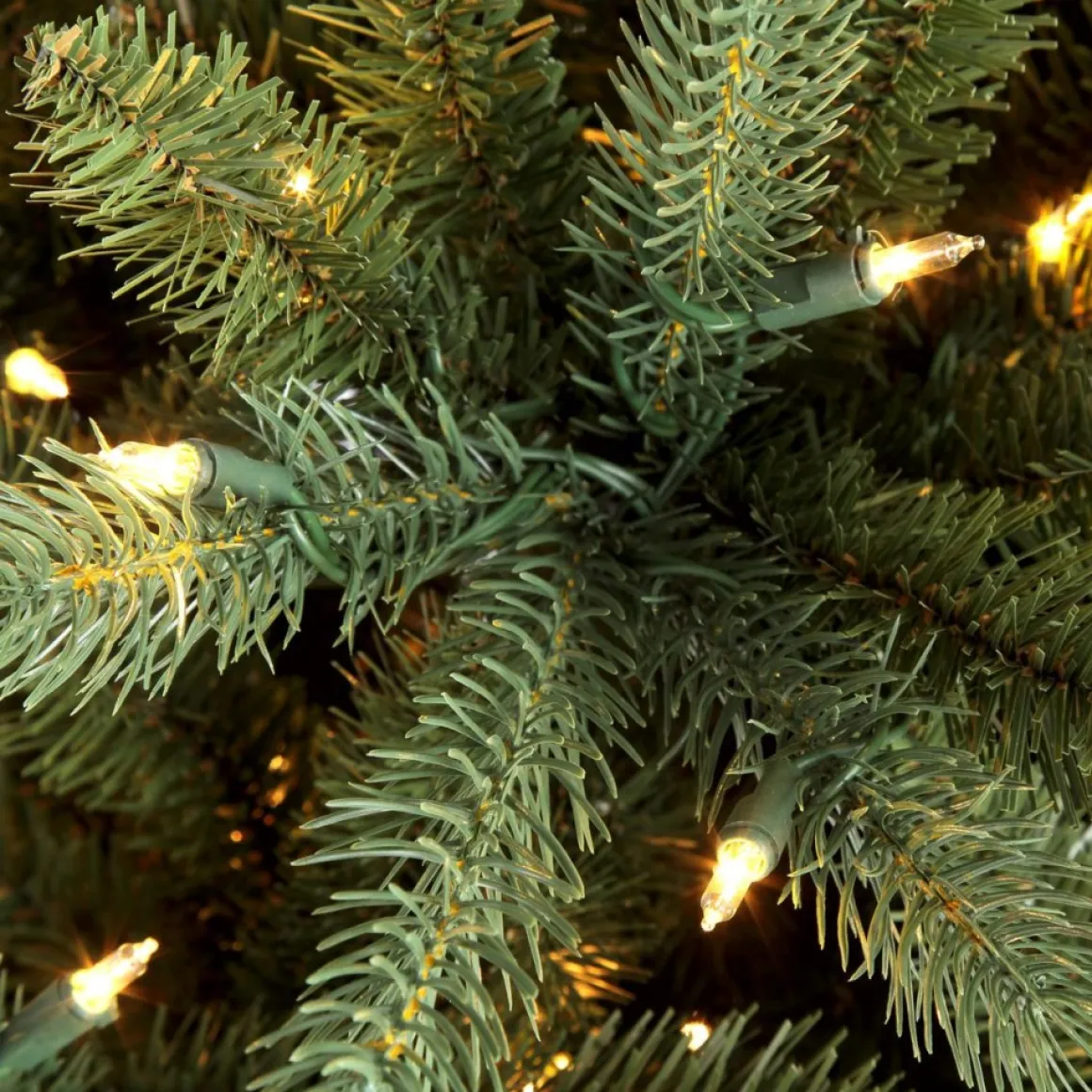Puleo 4-1/2 Ft. Pre-Lit Green Mountain Fir Artificial Christmas Tree