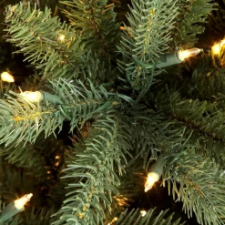 Puleo 9 Ft. Pre-Lit Green Mountain Fir Artificial Christmas Tree