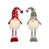The Gerson Company 2Pk 28"H Lighted Holiday Plush Gnome Figurines