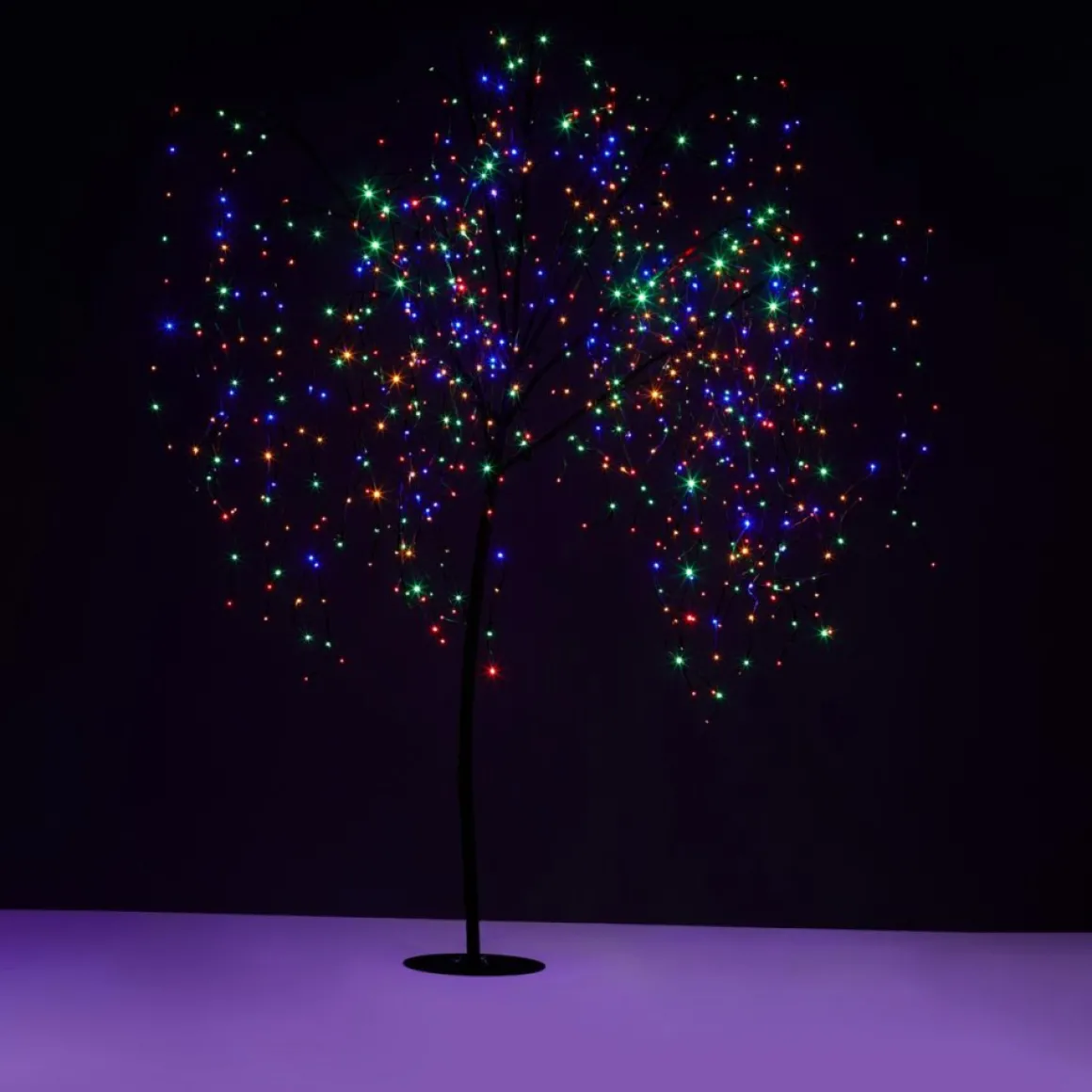 Winter Lane 7' Color Changing Willow Tree