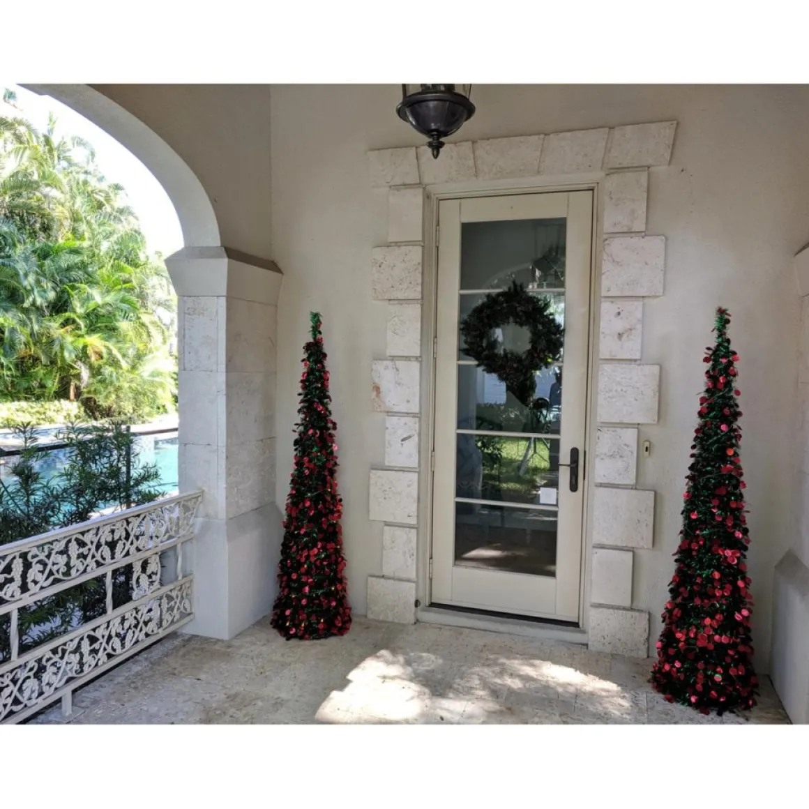 Winter Lane 6' Illuminated Slim Pop-Up Holiday Tree